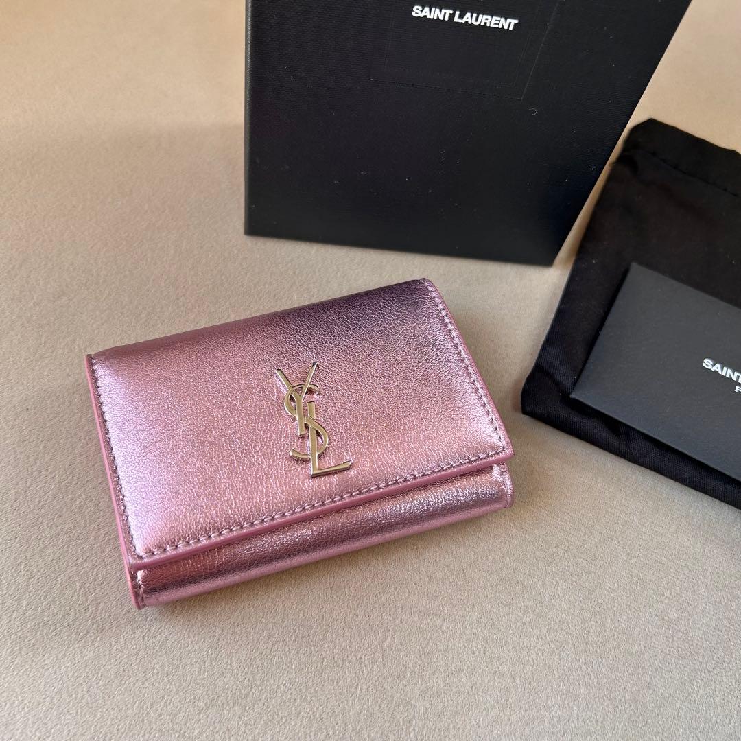 SAINT LAURENT サンローラン キーケース 6連 ピンク