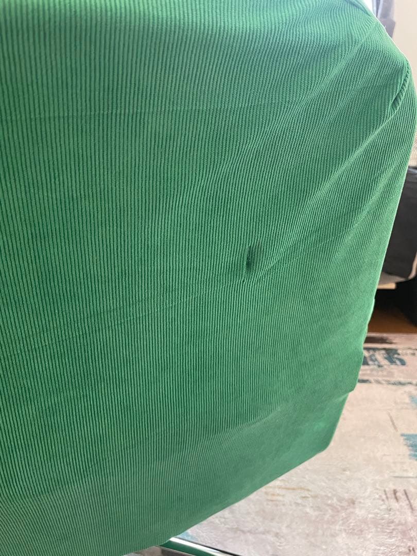 イケア ディヴリンゲ風ソファ 回転パーソナルチェア グリーン