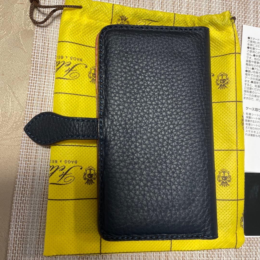 【新品未使用】フェリージ Felisi スマートフォンケース 1030 ネイビー