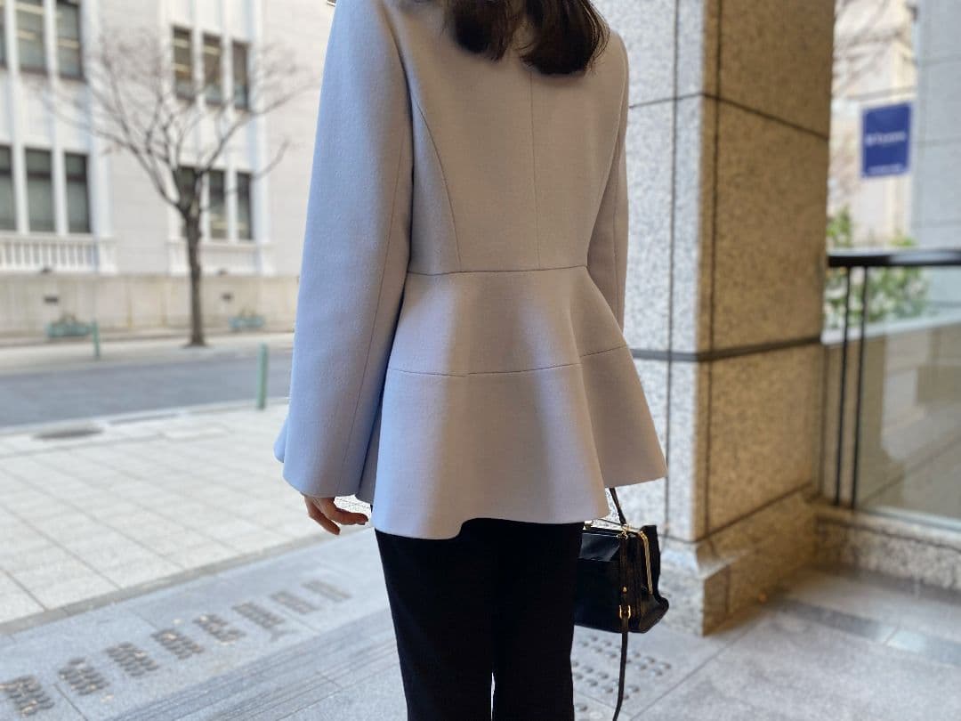 M-PREMIER　エムプルミエ　ペプラムコート　38サイズ