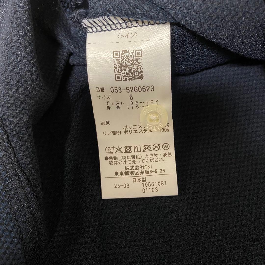 新品タグ付き　PEARLY GATES ポロシャツ ネイビー　サイズLL