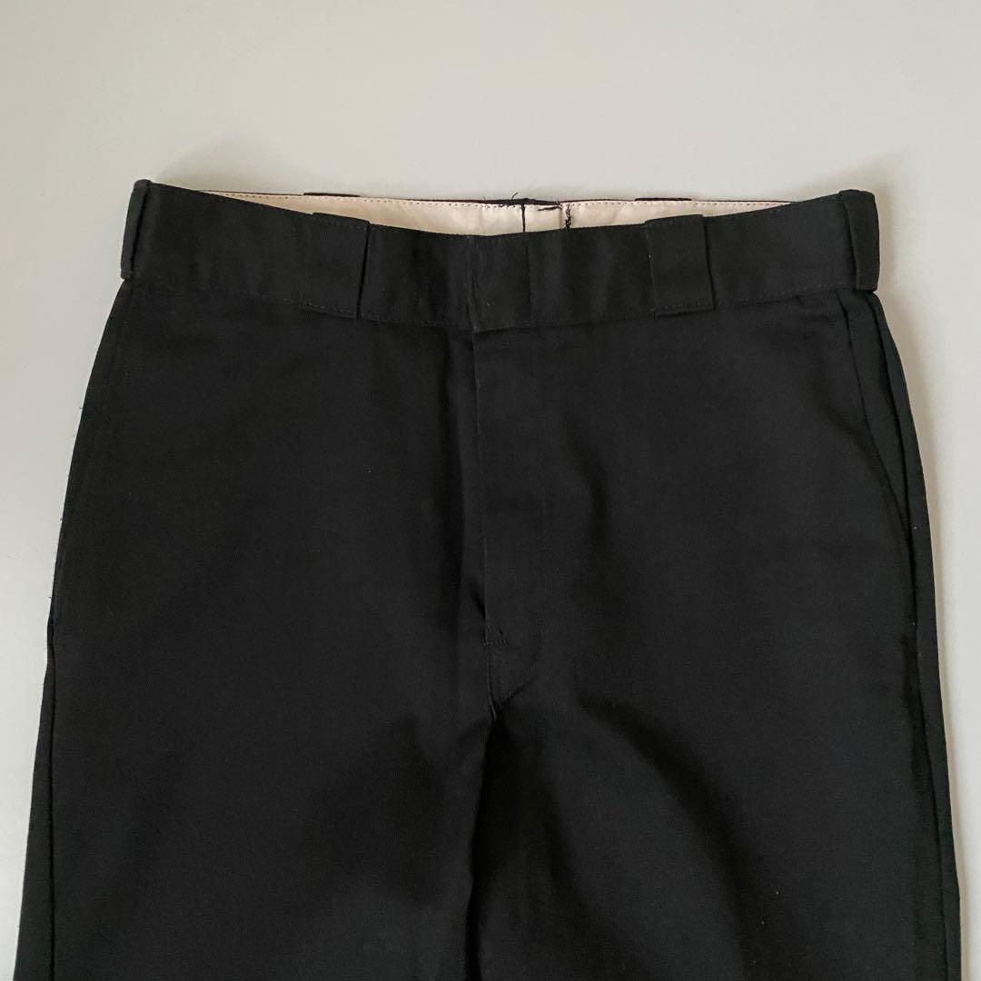 80s dickies874 ディッキーズ874 チビタグ 32×30 ブラック