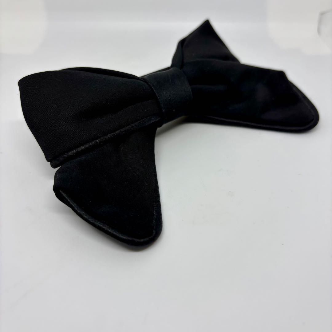 【良品】アレクサンドルドゥパリ バレッタ リボン 黒 ヘアアクセサリー
