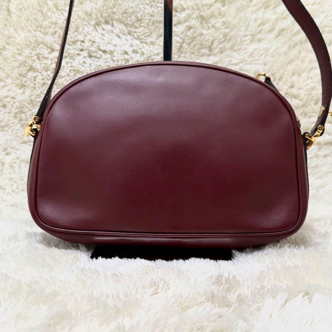 Cartierカルティエ マストライン ショルダーバッグ ボルドー レザー
