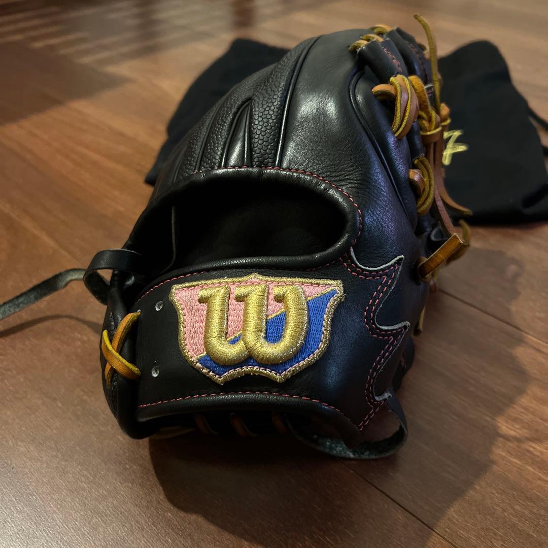 ウイルソン(Wilson) 内野手用、遊撃手　右投げ(L) ブラック　限定品