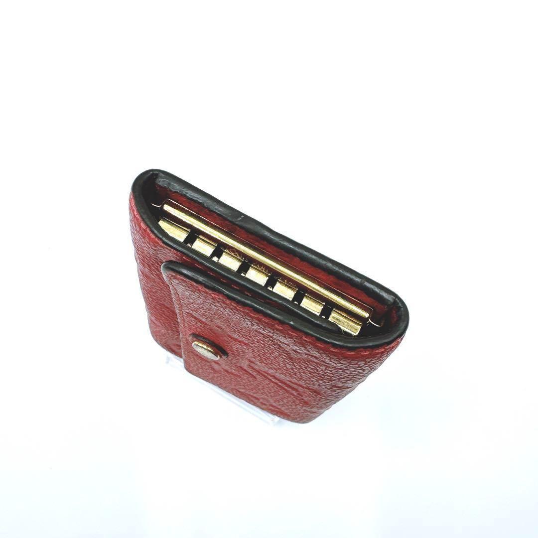 ルイヴィトン　ミュルティクレ6　モノグラム　赤アンプラント　レッド　M63708