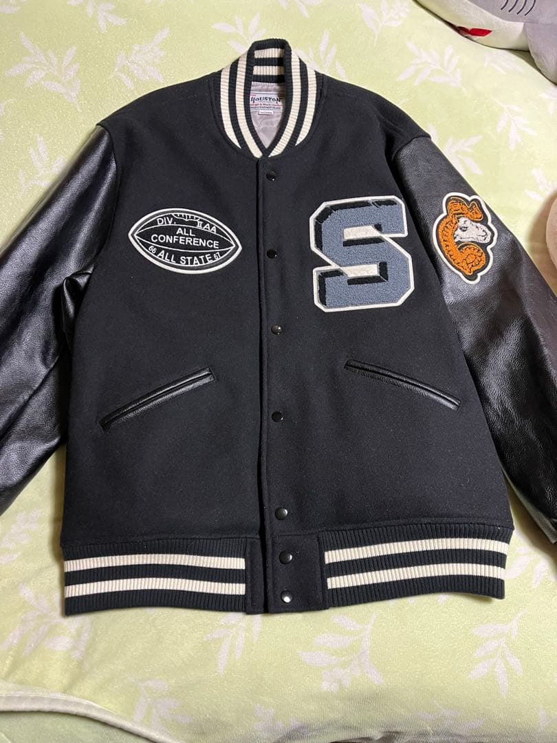 HOUSTON MELTON AWARD JACKET スタジャン