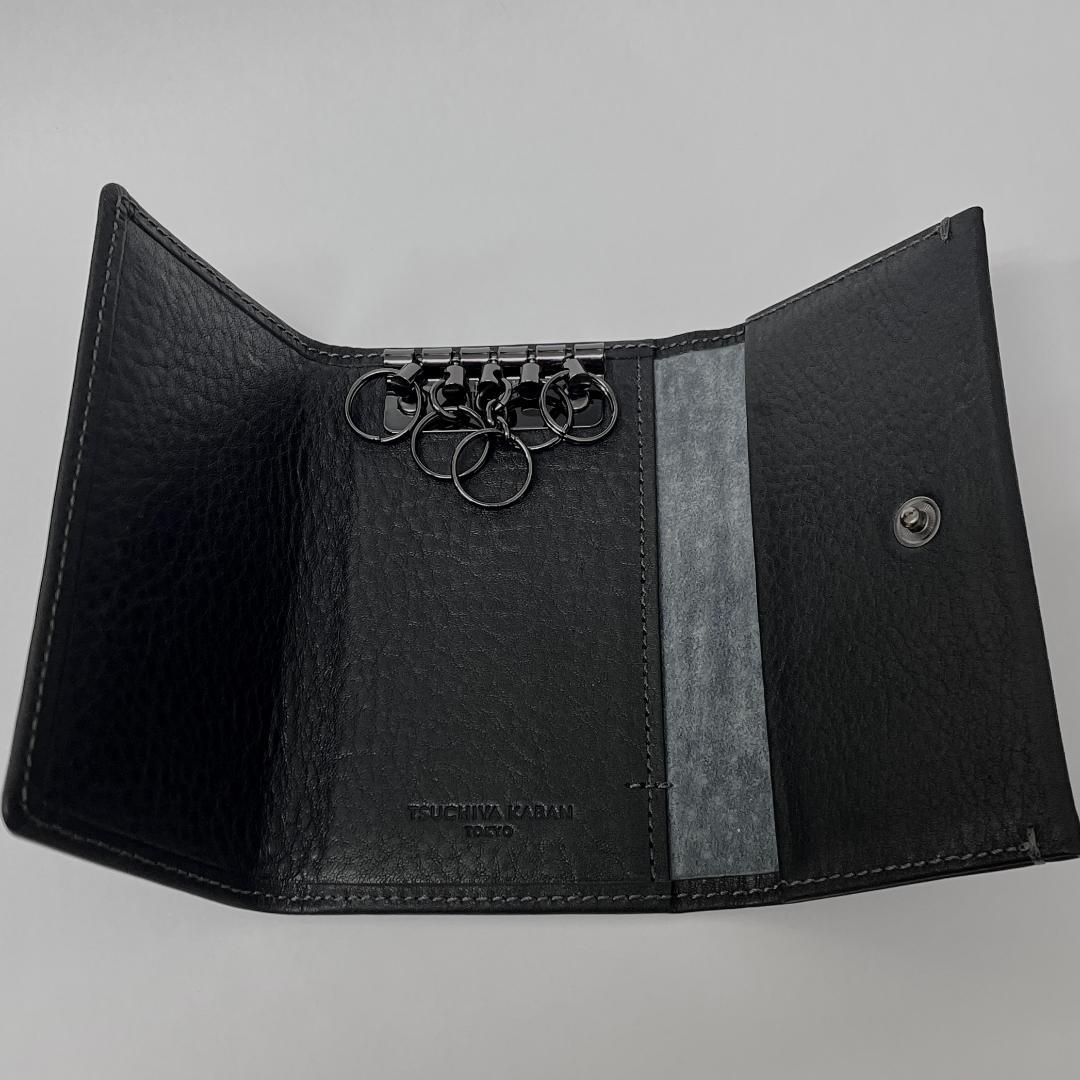 【新品未使用】土屋鞄 トーンオイルヌメ キーケース ブラック