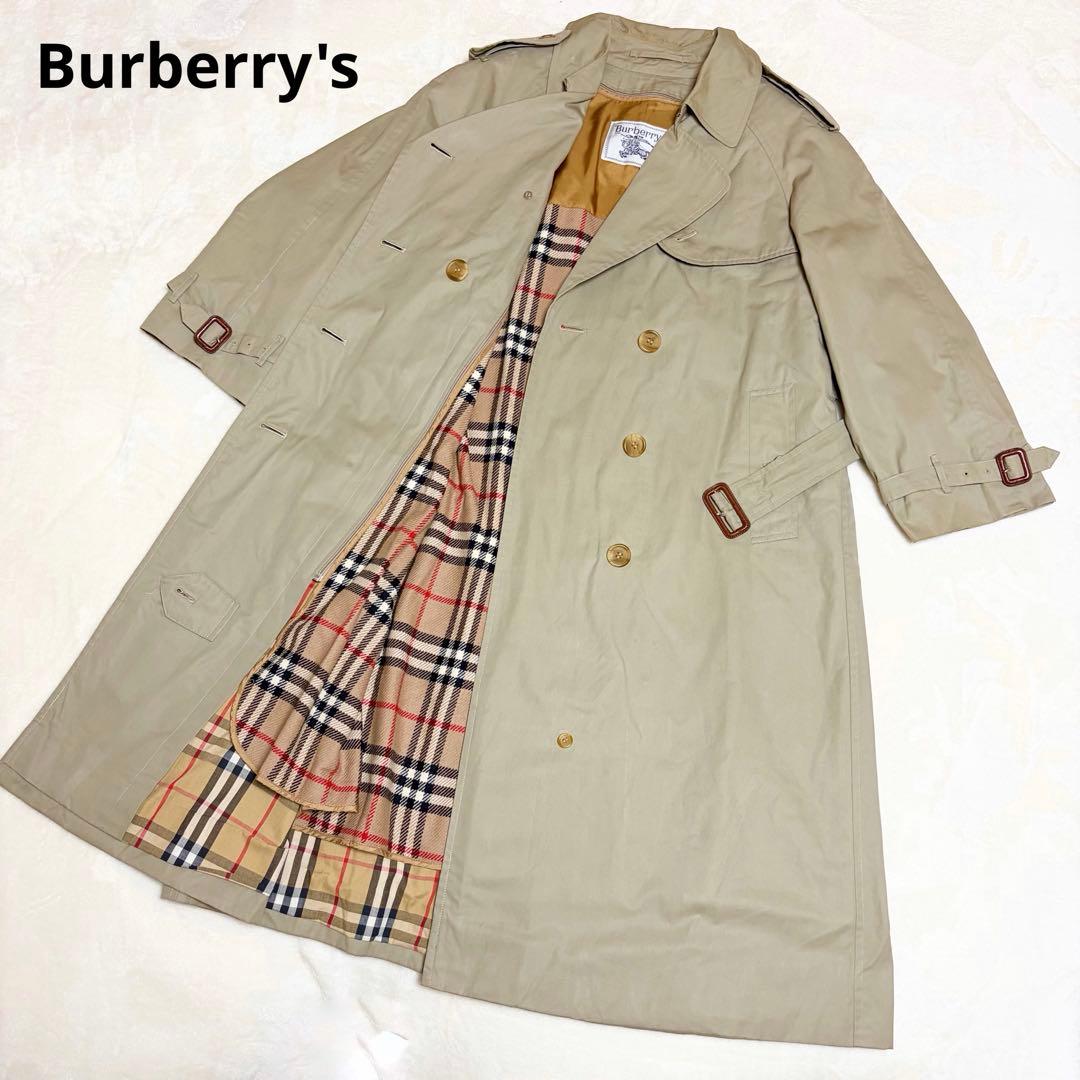 美品✨バーバリー トレンチコート ノバチェック ライナー付 ベージュ レディース