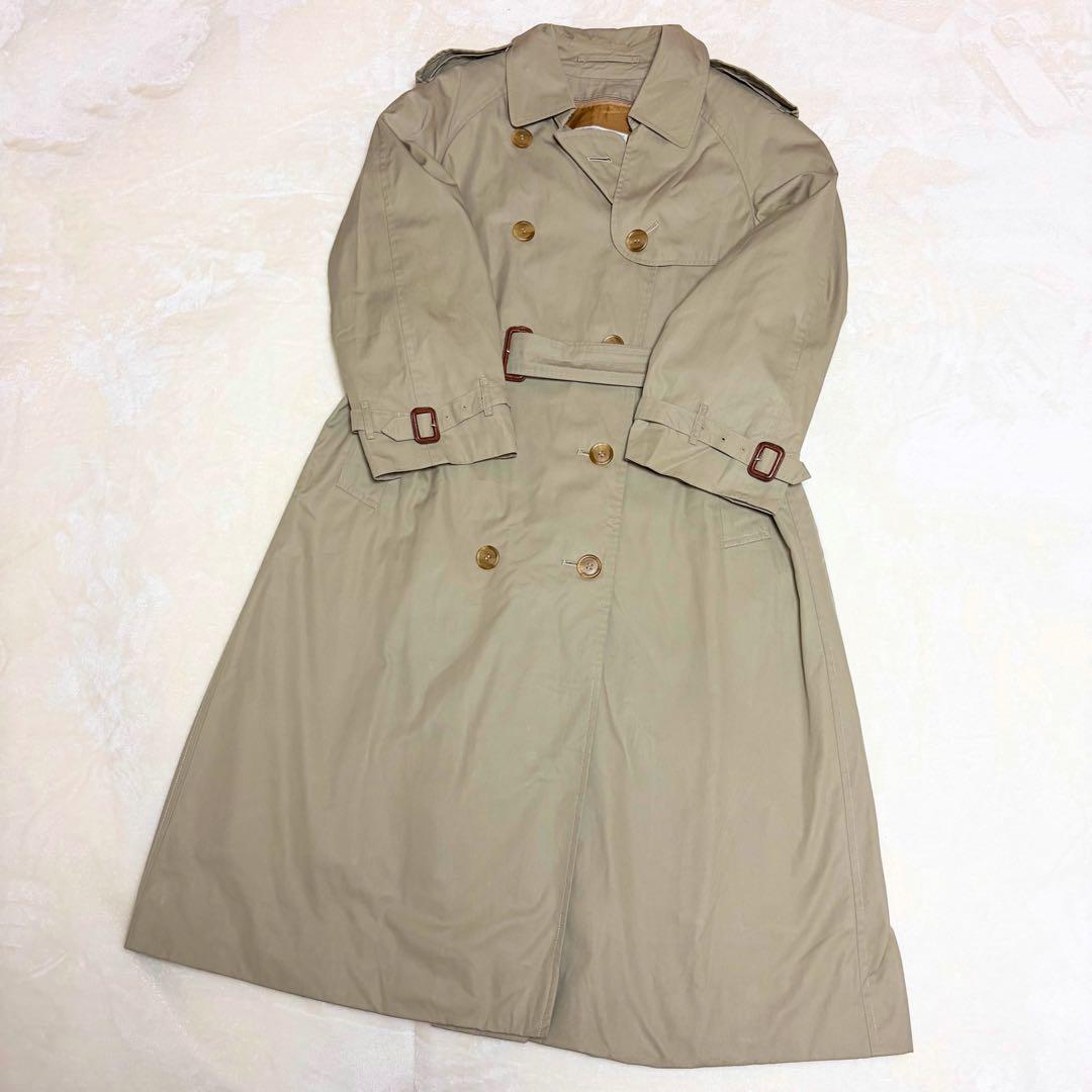 美品✨バーバリー トレンチコート ノバチェック ライナー付 ベージュ レディース