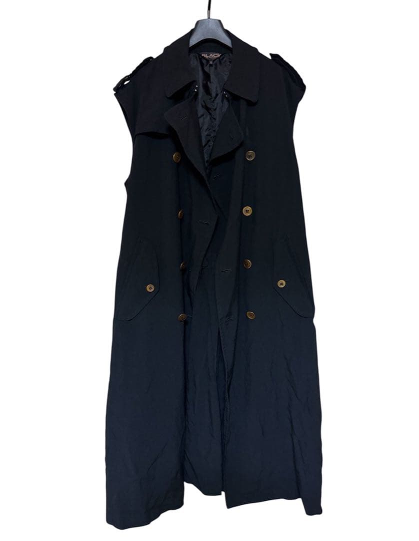 専用です！新品未使用⭐︎ブラックコムデギャルソン黒ノースリーブ ロングコート