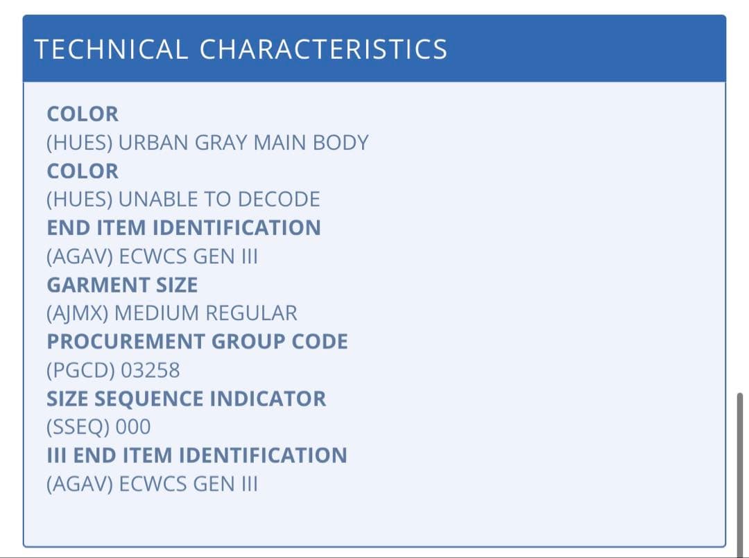 レベル7 M-R Boston アメリカ軍実物ecwcs モンスターパーカー