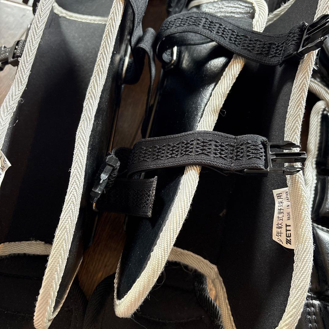 ま*つ様 ZETT JSBB キャッチャー防具セット　少年軟式野球用　黒　日本製