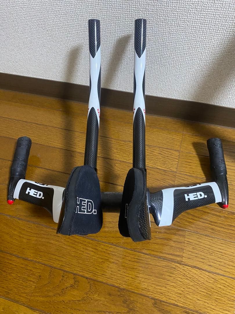 HED エアロハンドルバー カーボンファイバー　TTバー