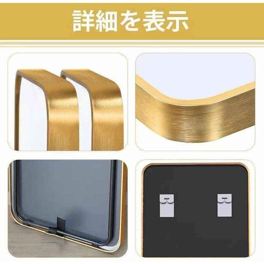 スタンドミラー おしゃれ 160cm*50cm 全身鏡 姿見 壁掛け 704-6