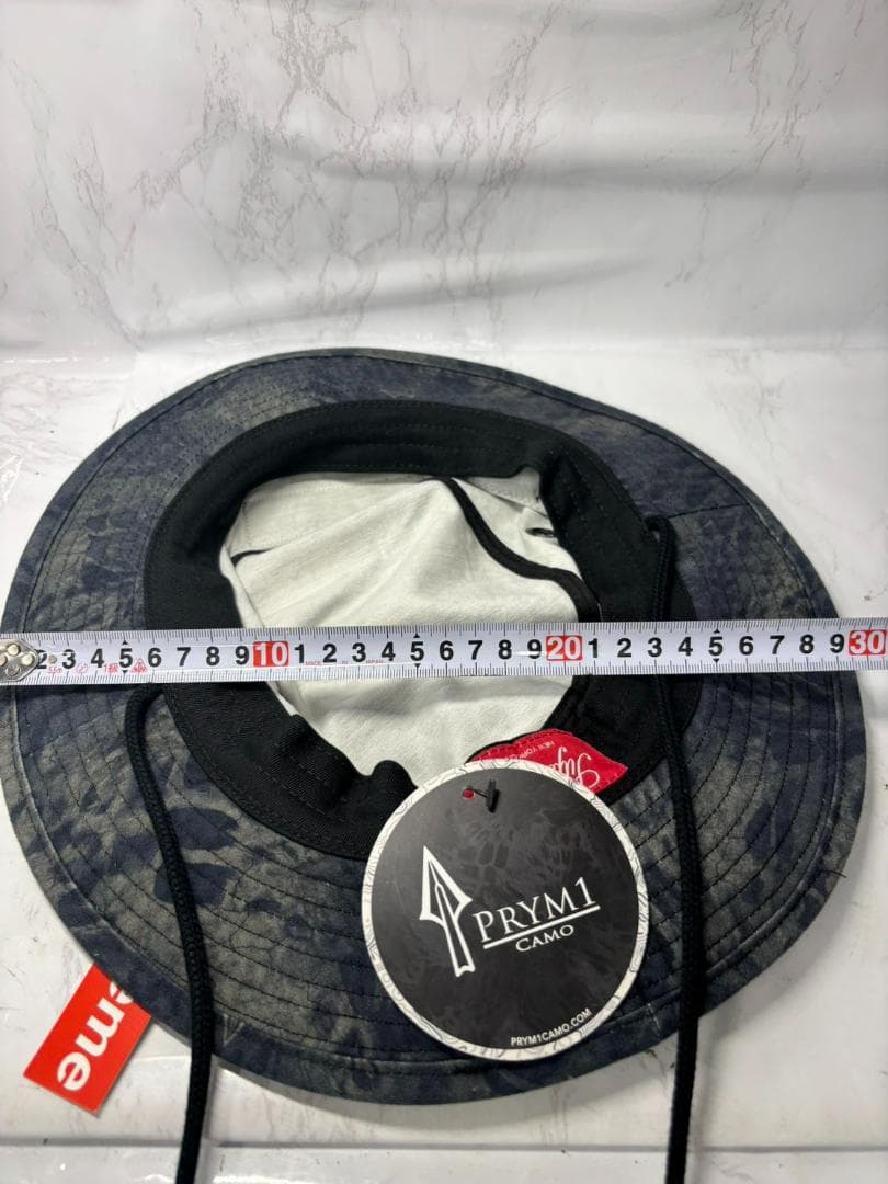 未使用 タグ付 Supreme ミリタリーブーニーハット M/L 迷彩 ブラック