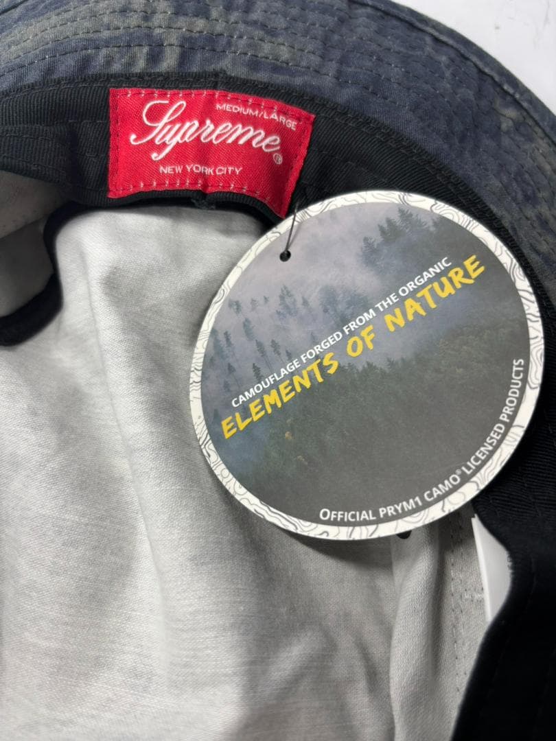 未使用 タグ付 Supreme ミリタリーブーニーハット M/L 迷彩 ブラック