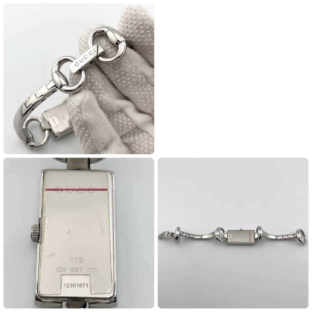 【稼働/付属品完備】グッチ　ダイヤ　4P トルナヴォーニ　腕時計　シェル　GG