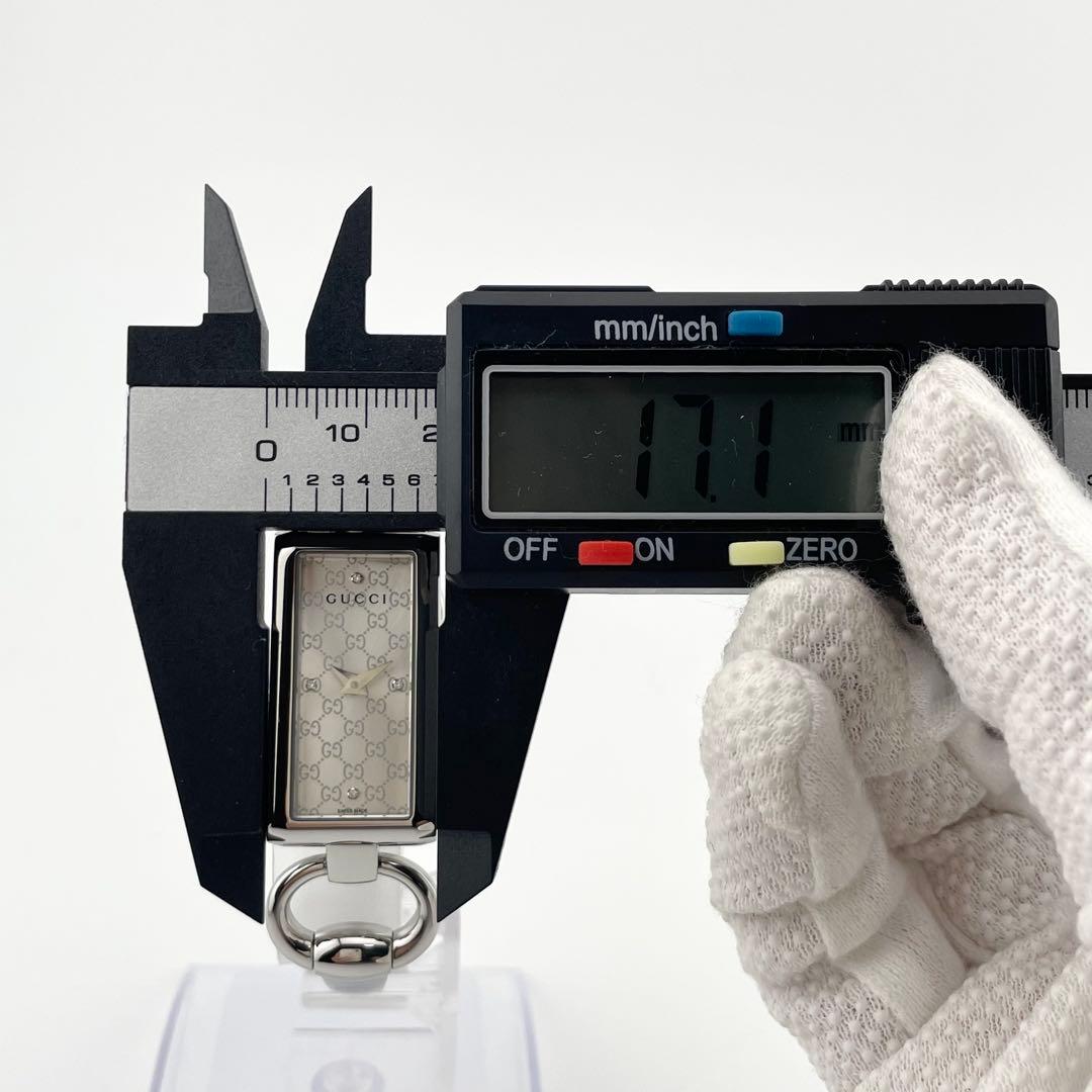 【稼働/付属品完備】グッチ　ダイヤ　4P トルナヴォーニ　腕時計　シェル　GG