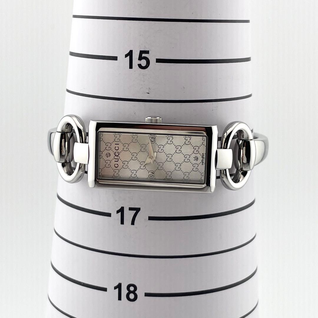 【稼働/付属品完備】グッチ　ダイヤ　4P トルナヴォーニ　腕時計　シェル　GG