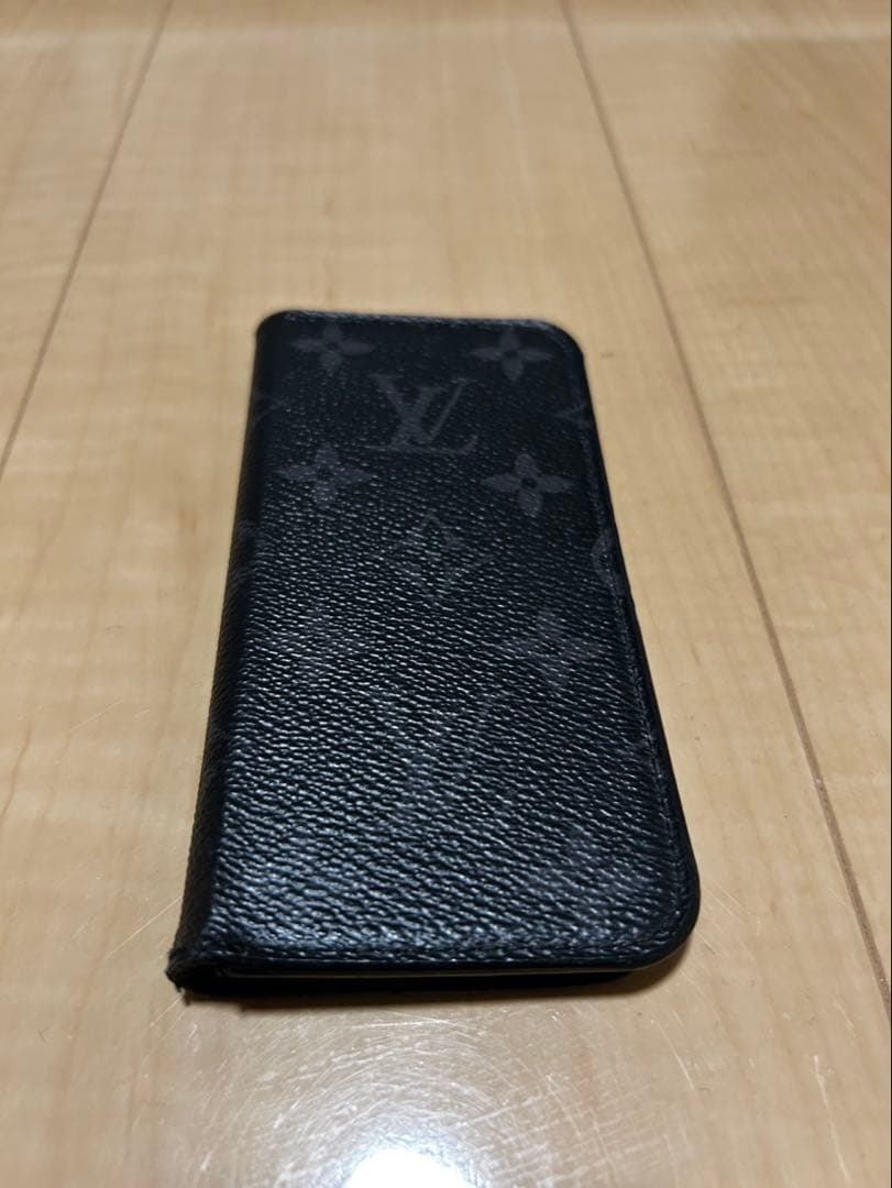 Louis Vuitton ブラック 手帳型ケース