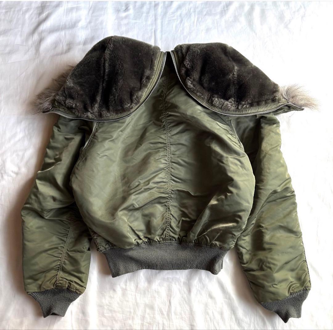 旧タグ　N-2B アルファインダストリーズ　フライトジャケット　USA製　L