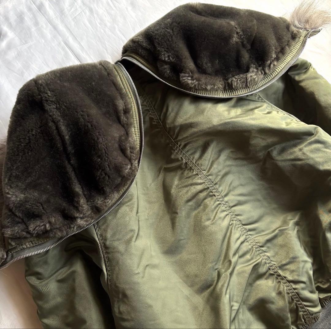 旧タグ　N-2B アルファインダストリーズ　フライトジャケット　USA製　L