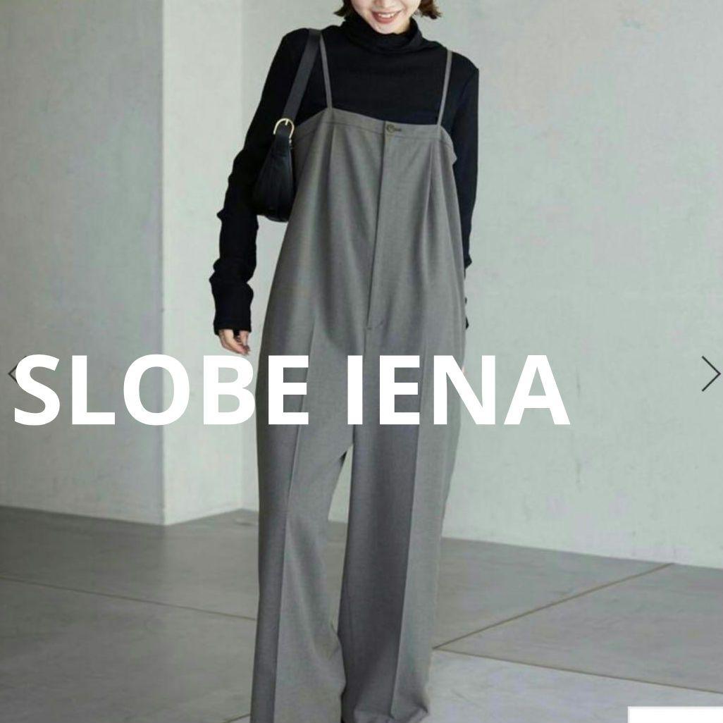 ■SLOBEIENA 23AW ツイルトロアイラインサロペット オールインワン