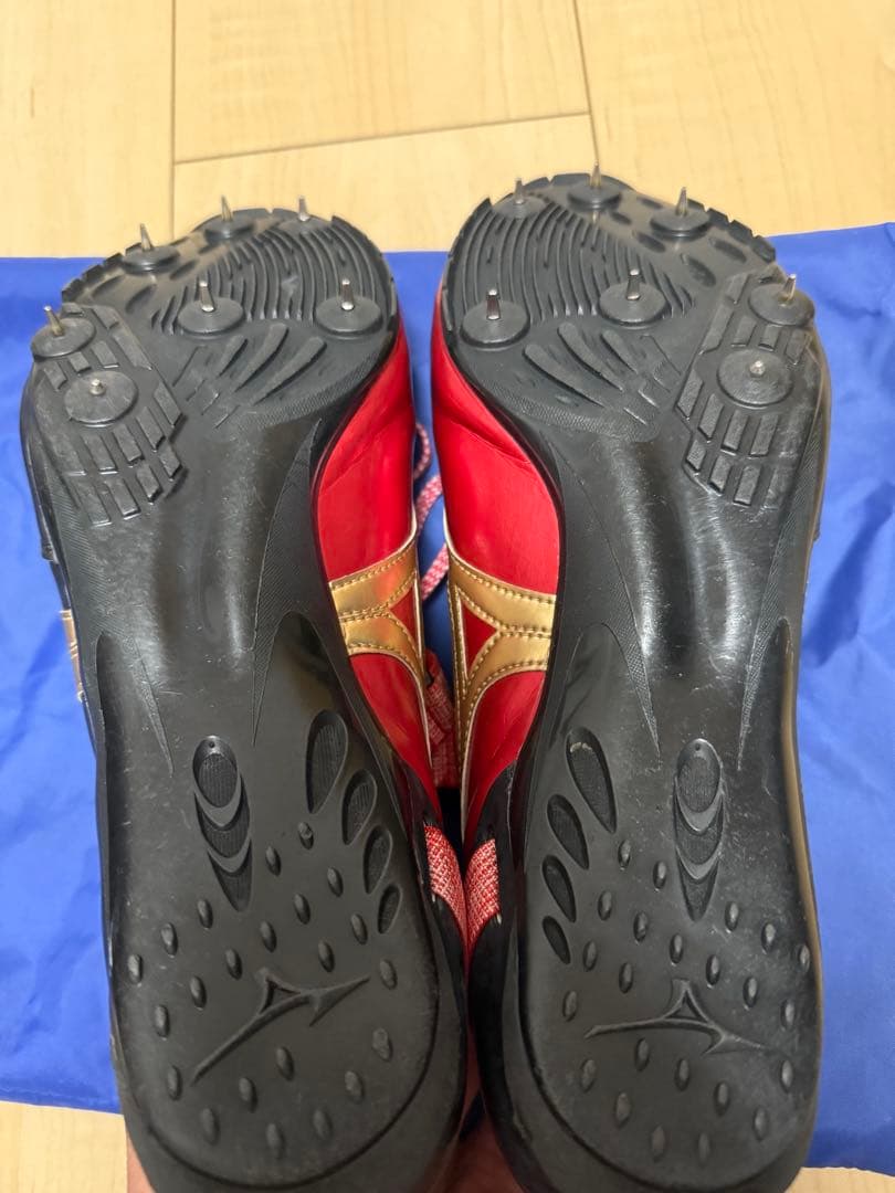 Mizuno スパイクシューズ レッド ブラック