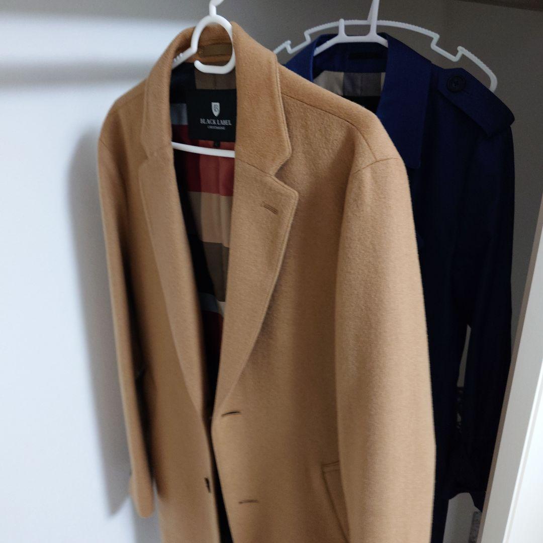 だ*ち様 美品ブラックレーベルクレストブリッジ　カシミヤ混チェスタ―コート