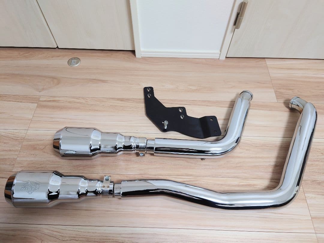 ハーレー FLSTF 2015年式外し バンス＆ハインズ ミニグレネードマフラー