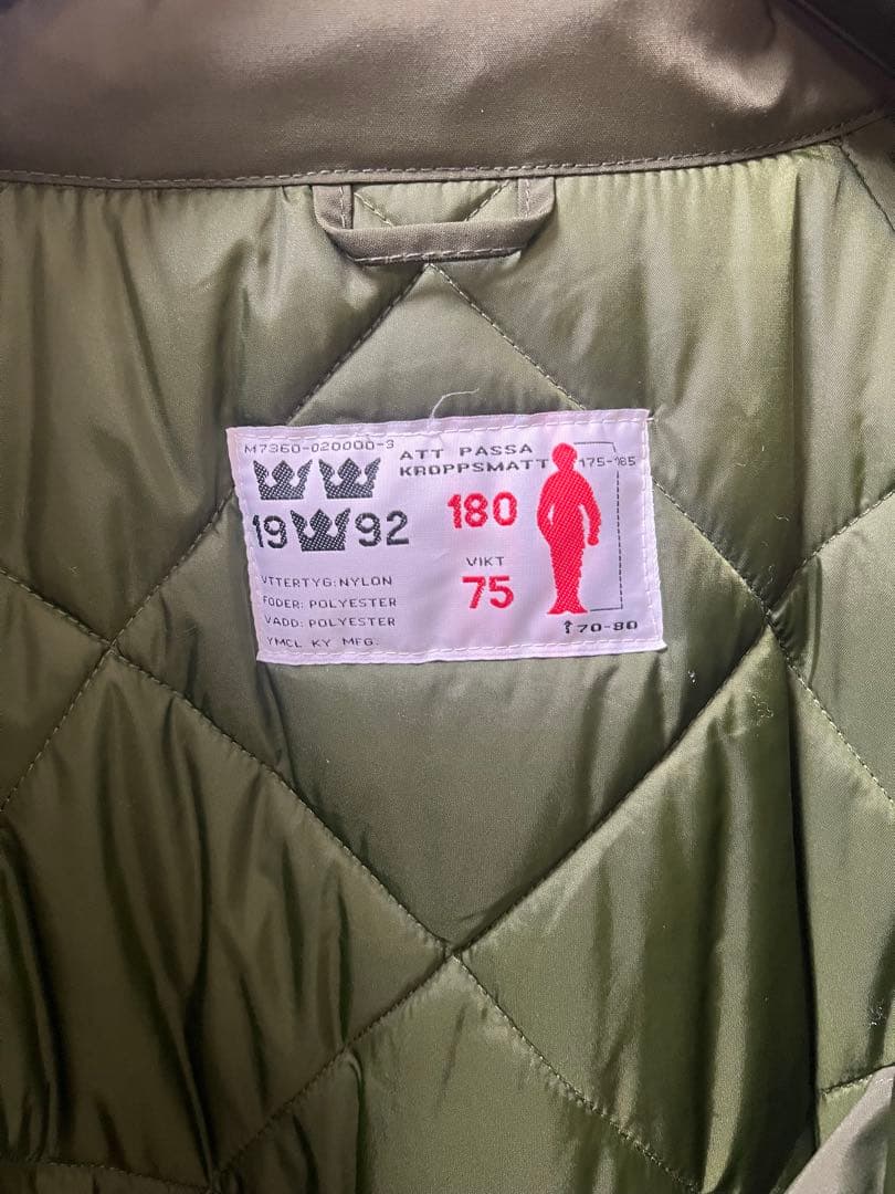 ふ*ん様 スウェーデン軍 M90 レプリカ コールドウェザーパーカー モッズコー