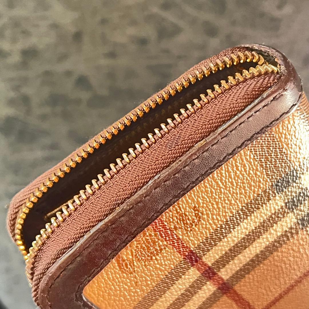 BURBERRY バーバリー　長財布　ノバチェック　シャドーホース