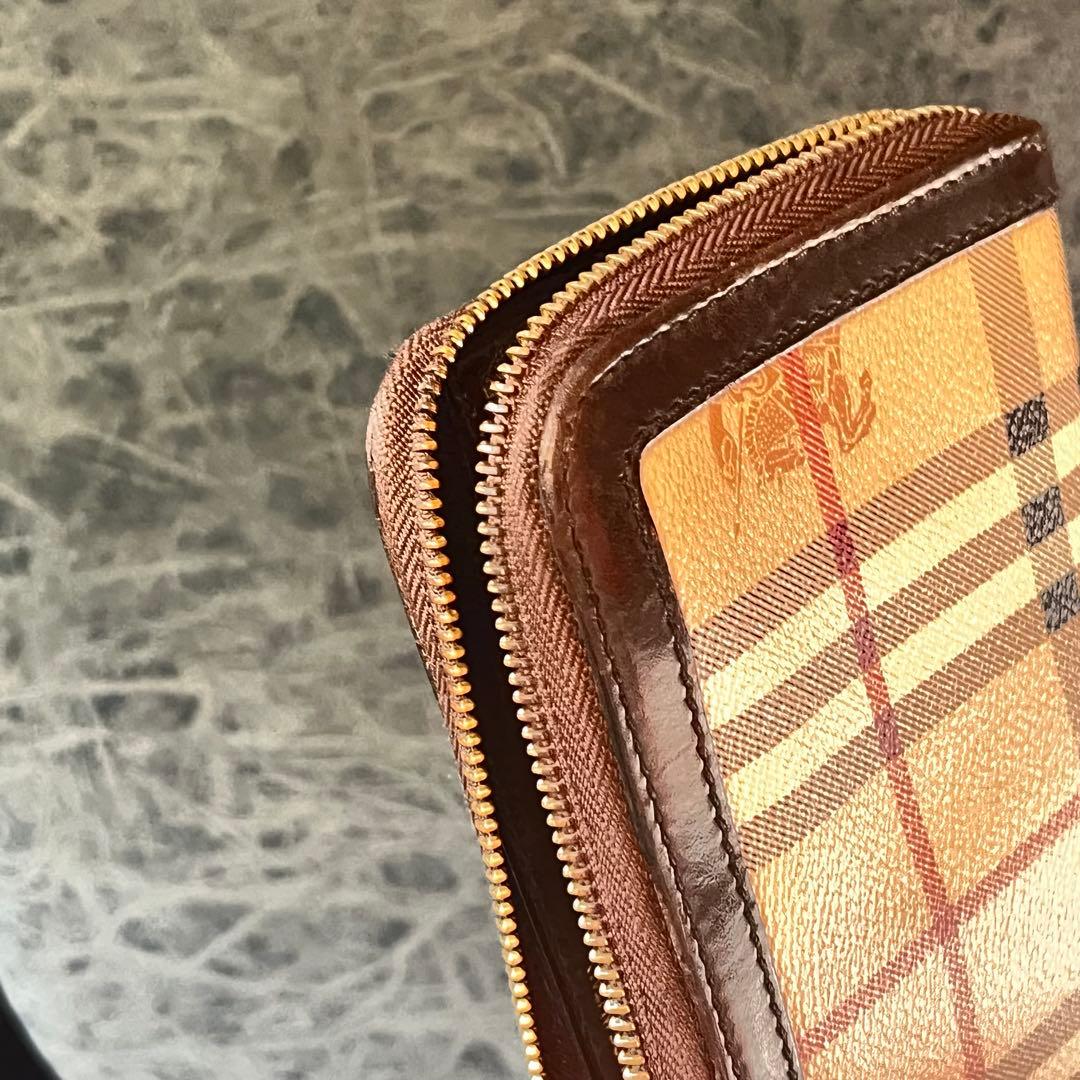 BURBERRY バーバリー　長財布　ノバチェック　シャドーホース