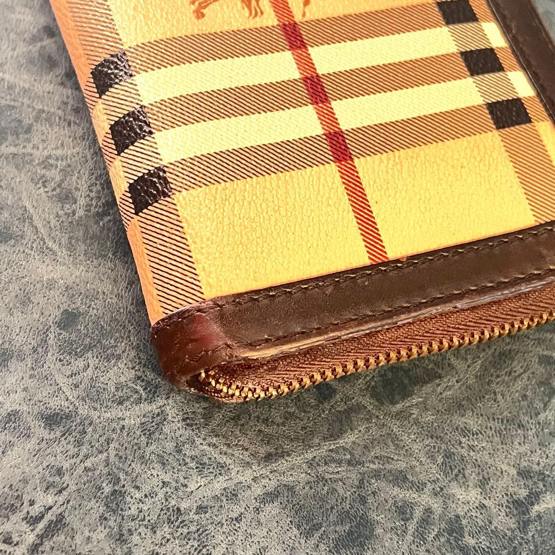 BURBERRY バーバリー　長財布　ノバチェック　シャドーホース