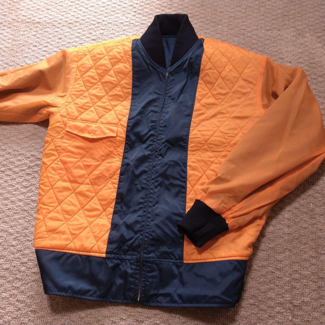 自衛隊　MA-1ジャケット　ネイビー　色あせ