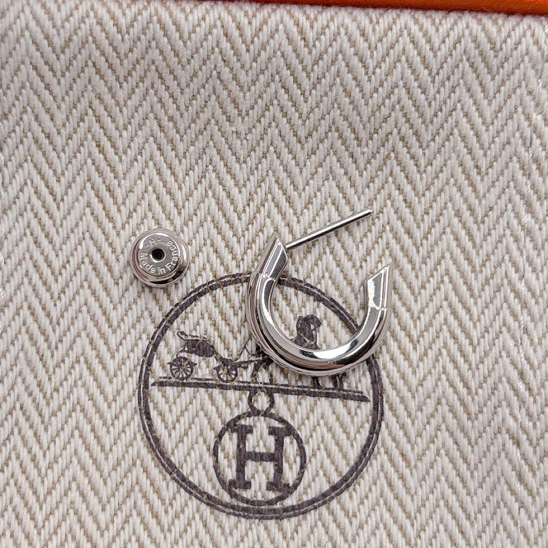 新品・未使用 HERMES エルメス サボ Sabot シングルピアス ブラック