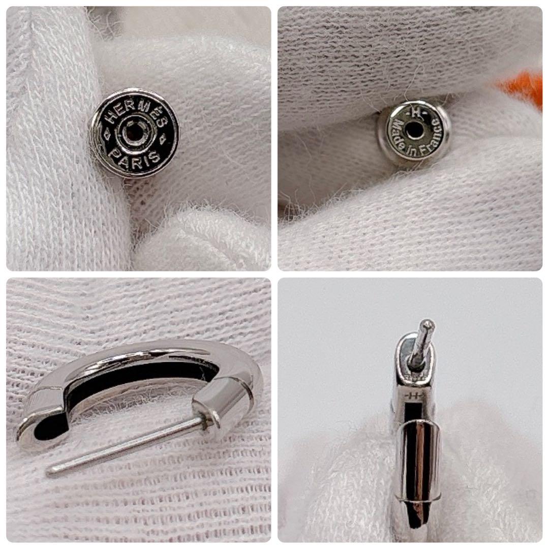 新品・未使用 HERMES エルメス サボ Sabot シングルピアス ブラック