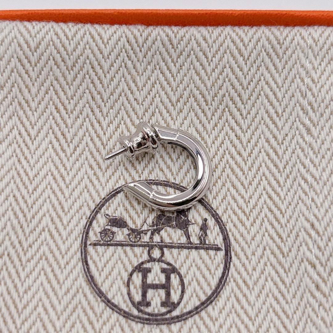 新品・未使用 HERMES エルメス サボ Sabot シングルピアス ブラック