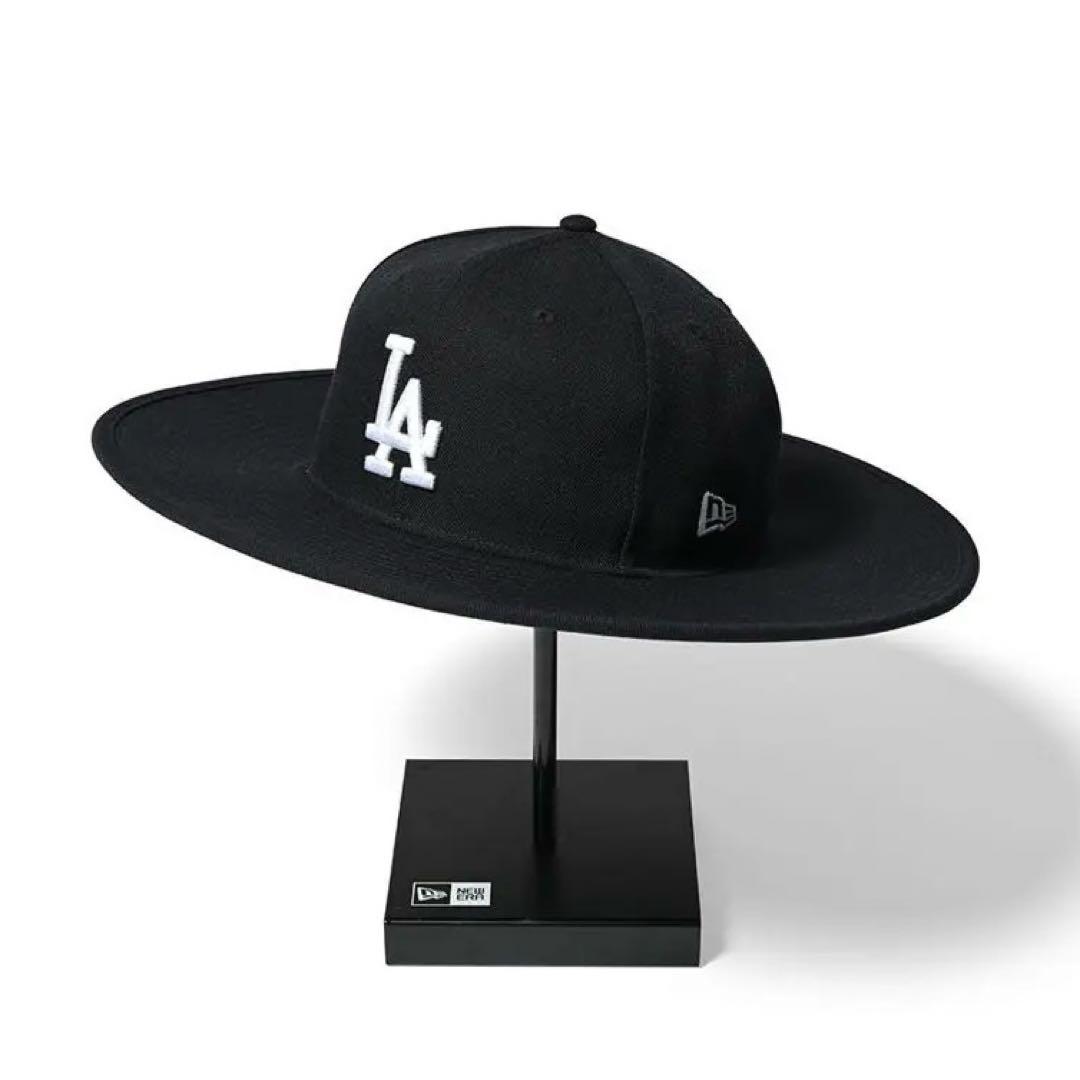 ロングブリムハット ロサンゼルス ドジャースカスタム　ネイビー