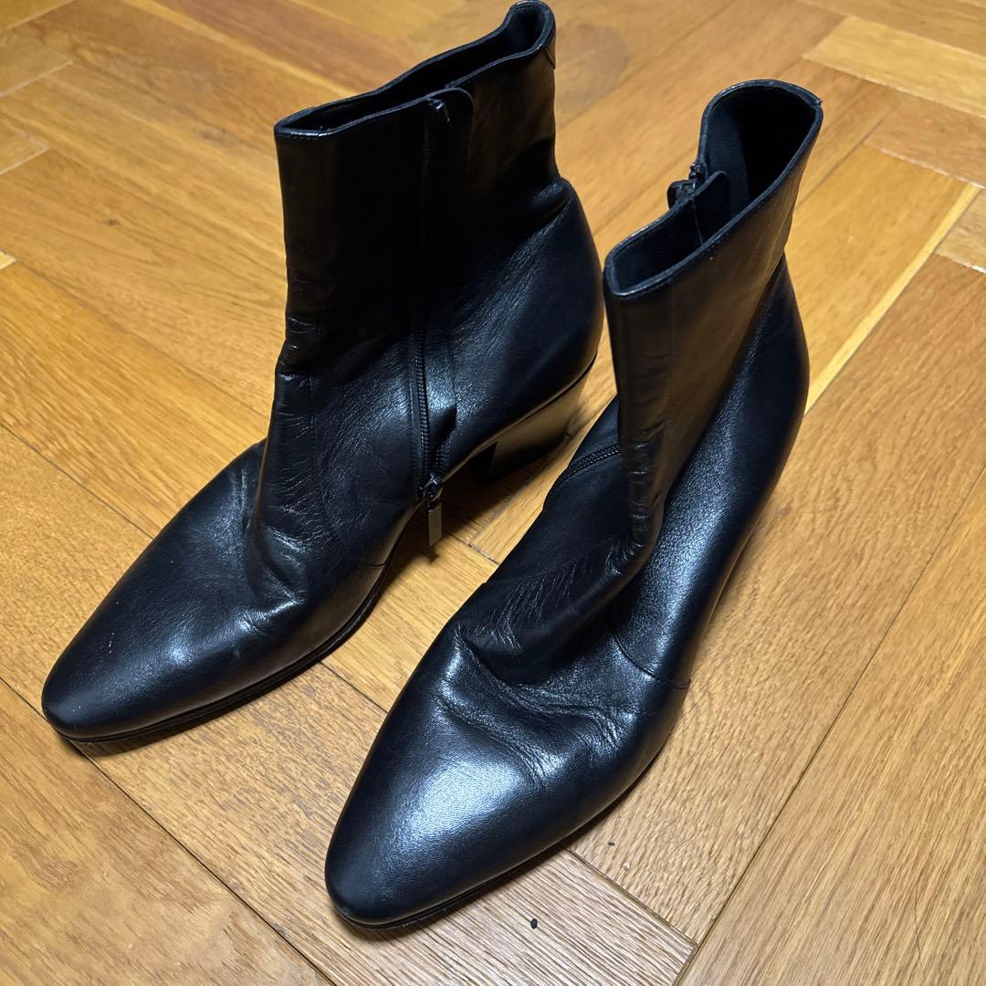 サンローラン　25ss アンクルブーツ　6.5cm ヒール