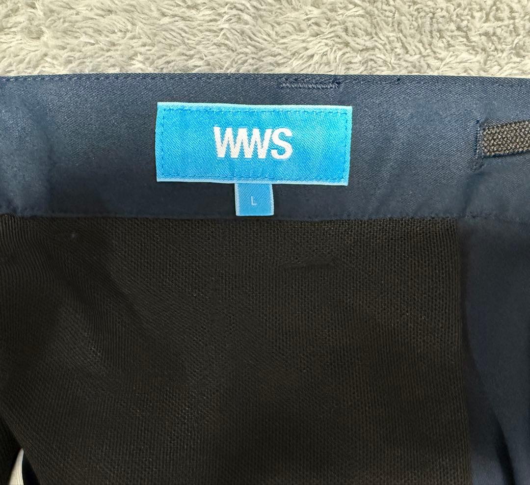 WWS ワークウェアスーツ ネイビーセットアップ Lサイズ＆シャツLLサイズ