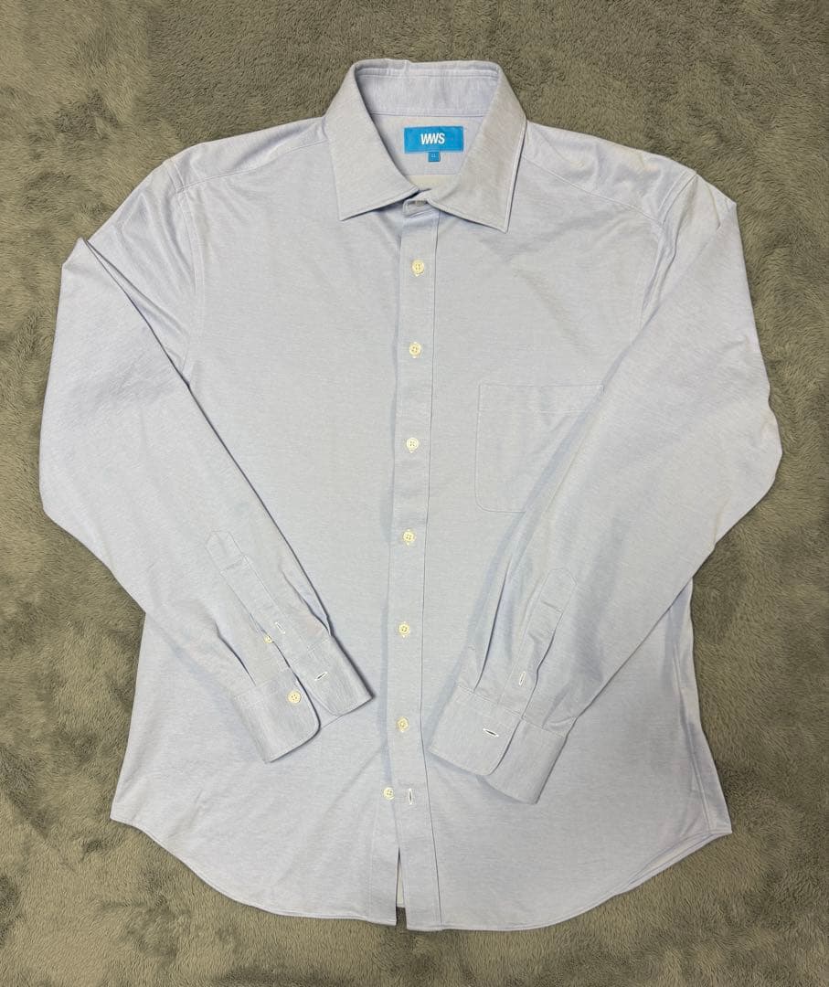 WWS ワークウェアスーツ ネイビーセットアップ Lサイズ＆シャツLLサイズ