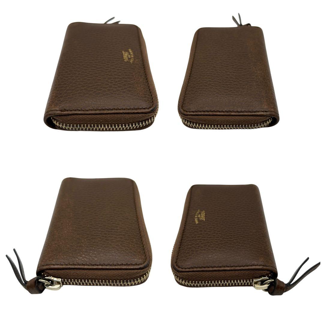 良品 1599 GUCCI ケース スウィング ヴィンテージ ブラウン