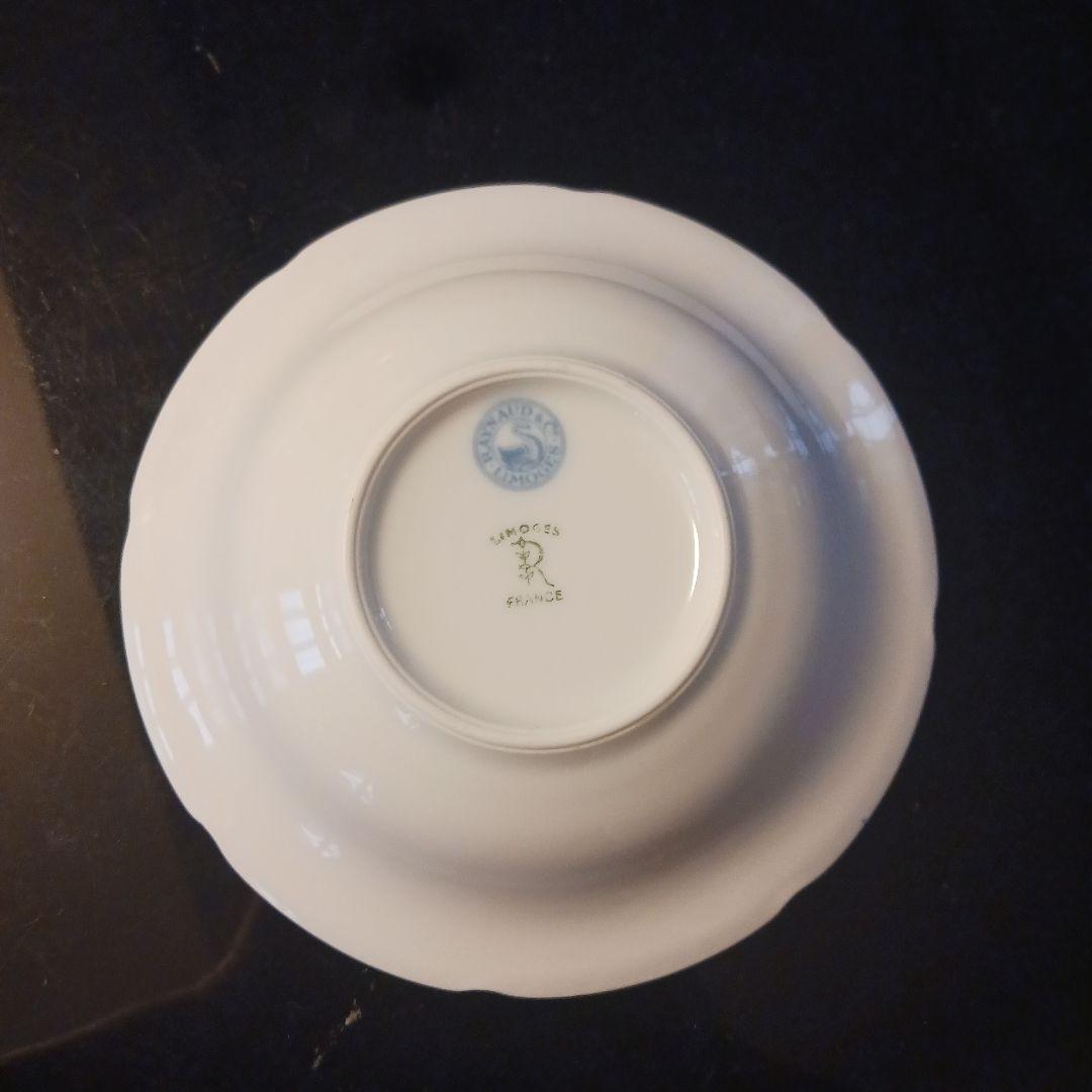 【Limoges RAYNAUD　レイノー】フルーツボウル４客