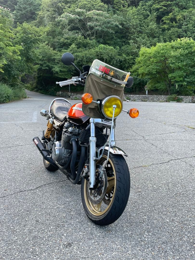 ゼファー750、1100用スチール製メッキフェンダー