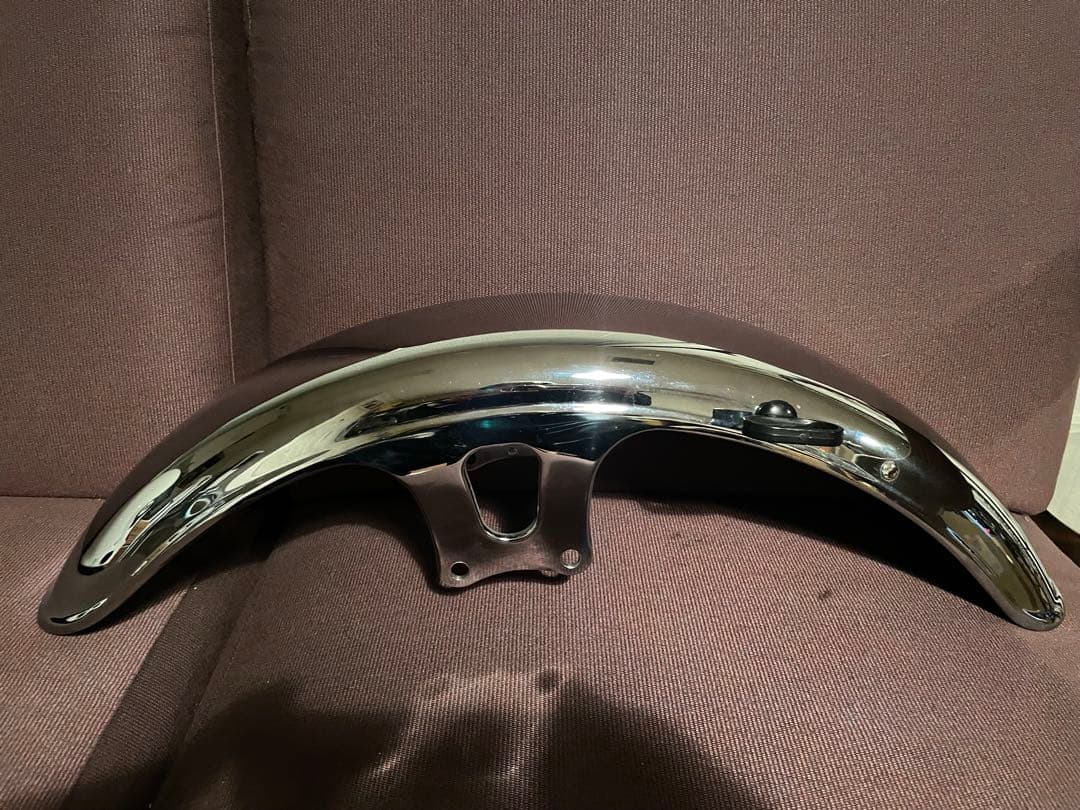 ゼファー750、1100用スチール製メッキフェンダー