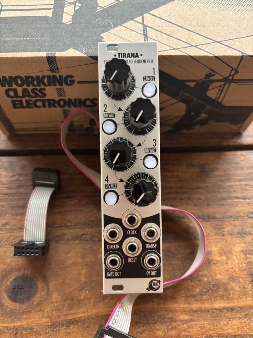 Xaoc Tirana2 モジュラーシンセ sequencer
