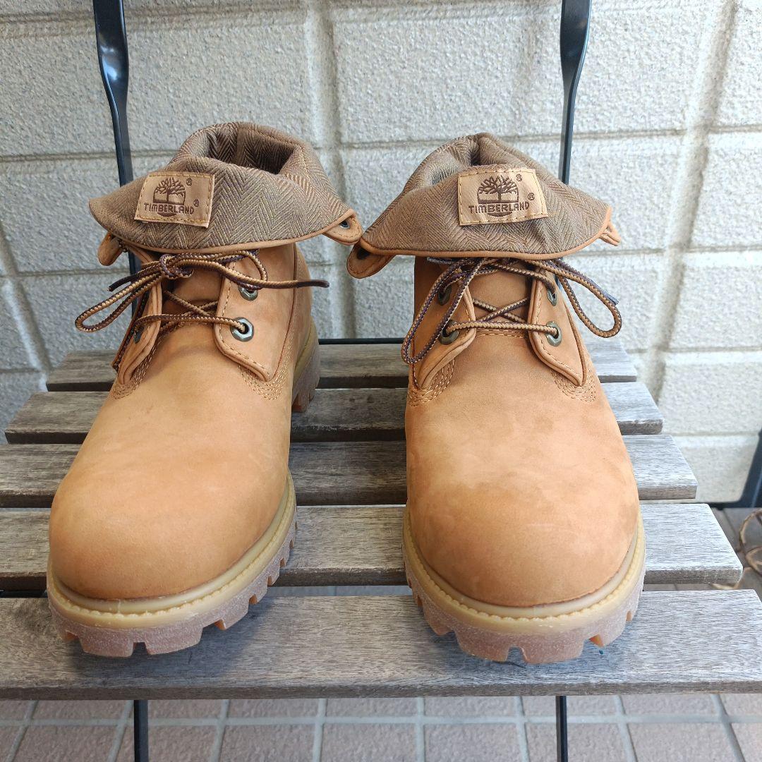 【 Timberland 】ロールトップ イエローブーツ