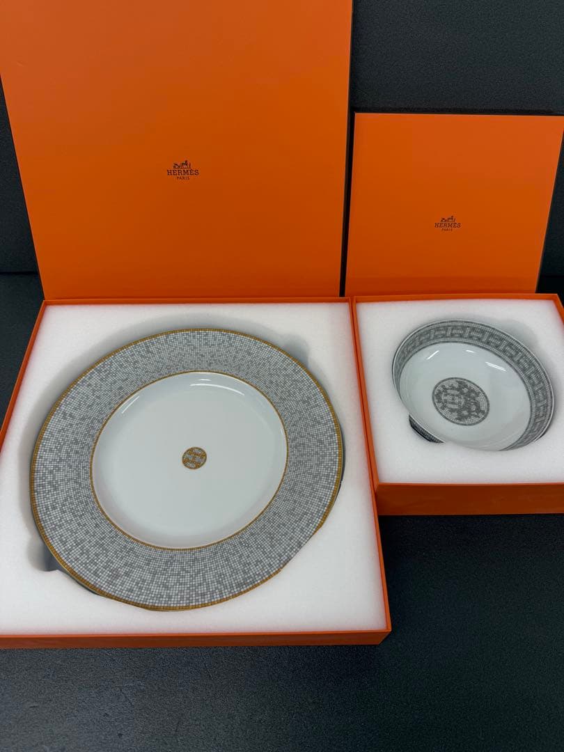 【２点セット】HERMES 陶磁器皿
